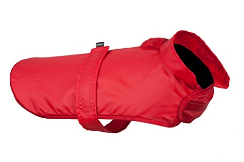 amiplay Regenmantel 'Bristol' | Hundepullover | Hundemantel | Regenmantel | Wasserdichte Regenjacke | Hundejacke, Farbe:Rot, Größe:23 cm | 23 [g] x 22-34 [b] x 26-42 [d] cm von amiplay