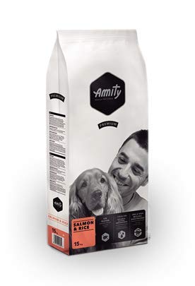 amity Hundefutter für Erwachsene, Lachs, Premium 15 kg von amity