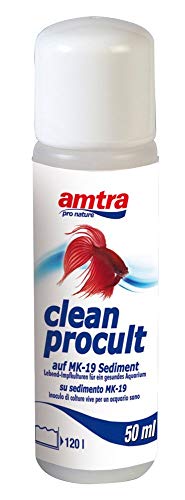 Amtra Clean Procult Lebend-Impfkulturen Aktive Filterbakterien Gesundes Aquarium Algen Wasser Fische Grundreinigung 50ml von amtra pro nature