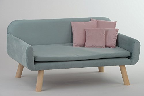 Lycce Hundesofa Katzenbett New Schlafplatz für Hunde und Katzen 103cm x 60cm x 50cm (blau) von Lycce