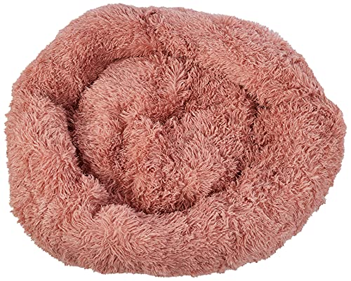 animo concept DOG Copenhagen Hundekorb – Katzenbett – Hundekissen – Hundekissen – Katzenkissen – weiches Kissen – Anti-Stress-Korb – Traumkissen – rundes Kissen – Durchmesser 80 cm – Rosa von animo concept