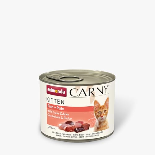 Carny Kitten 12x200g Rind & Pute von animonda Carny