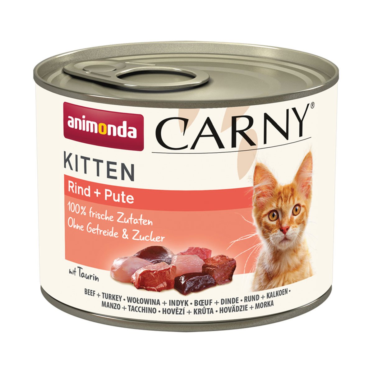 animonda Carny Kitten Rind + Pute 12x200g von animonda Carny