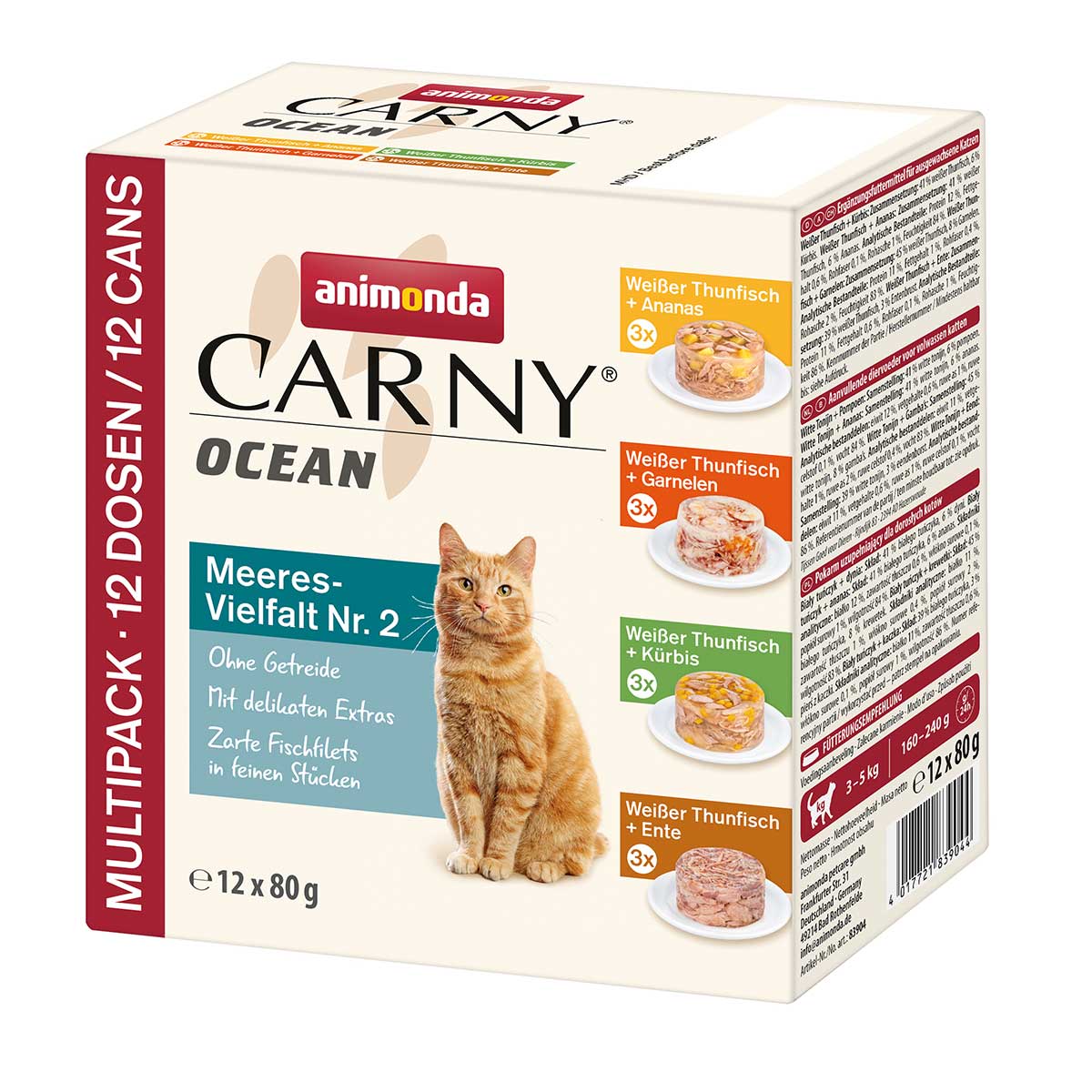 animonda Carny Ocean Adult Multipack Meeres-Vielfalt Nr. 2 24x80g von animonda Carny