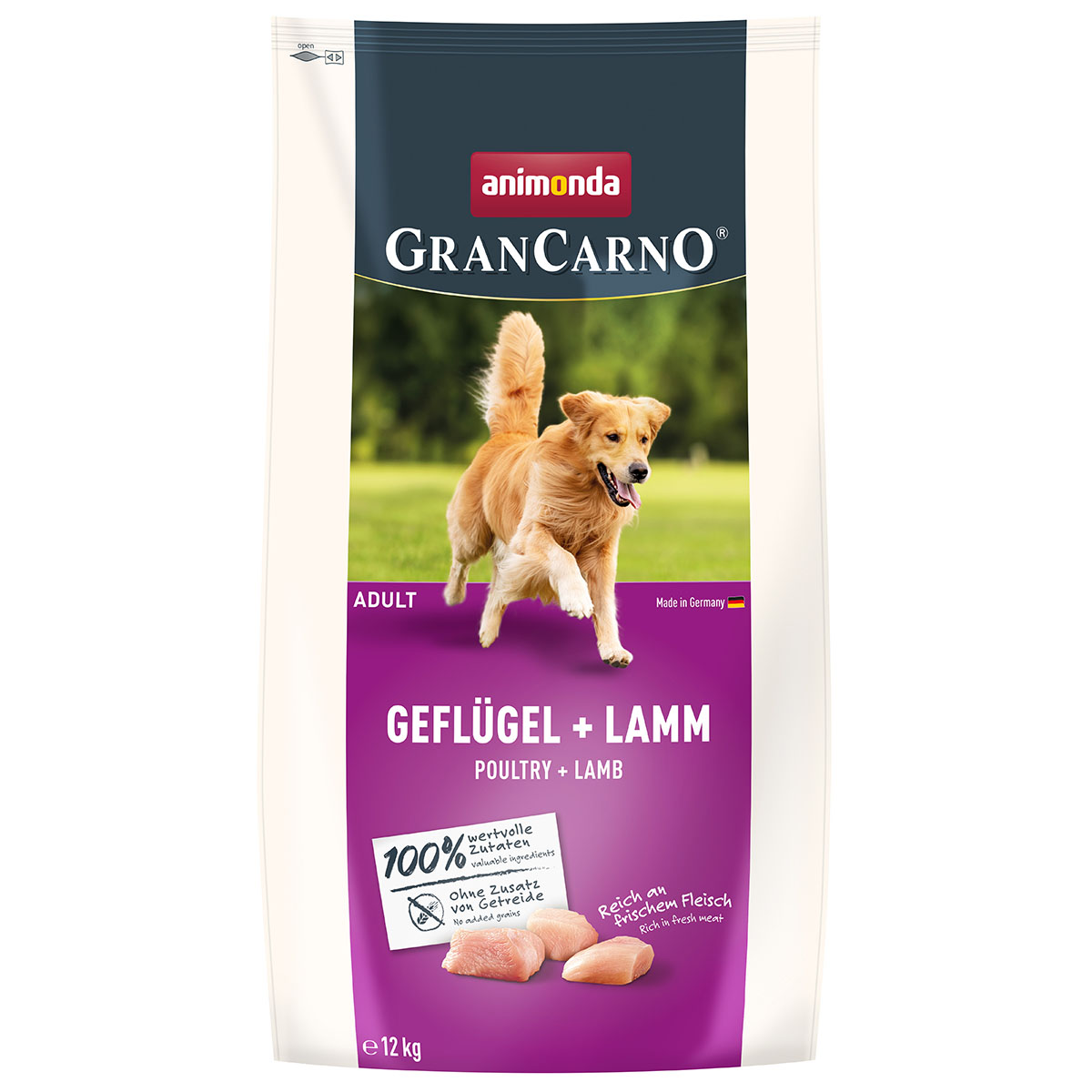 animonda GranCarno Adult Geflügel + Lamm 12kg von animonda GranCarno