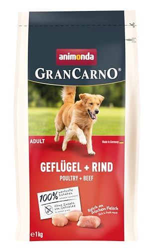 animonda GranCarno Adult Geflügel + Rind 4 x 1 kg von animonda GranCarno