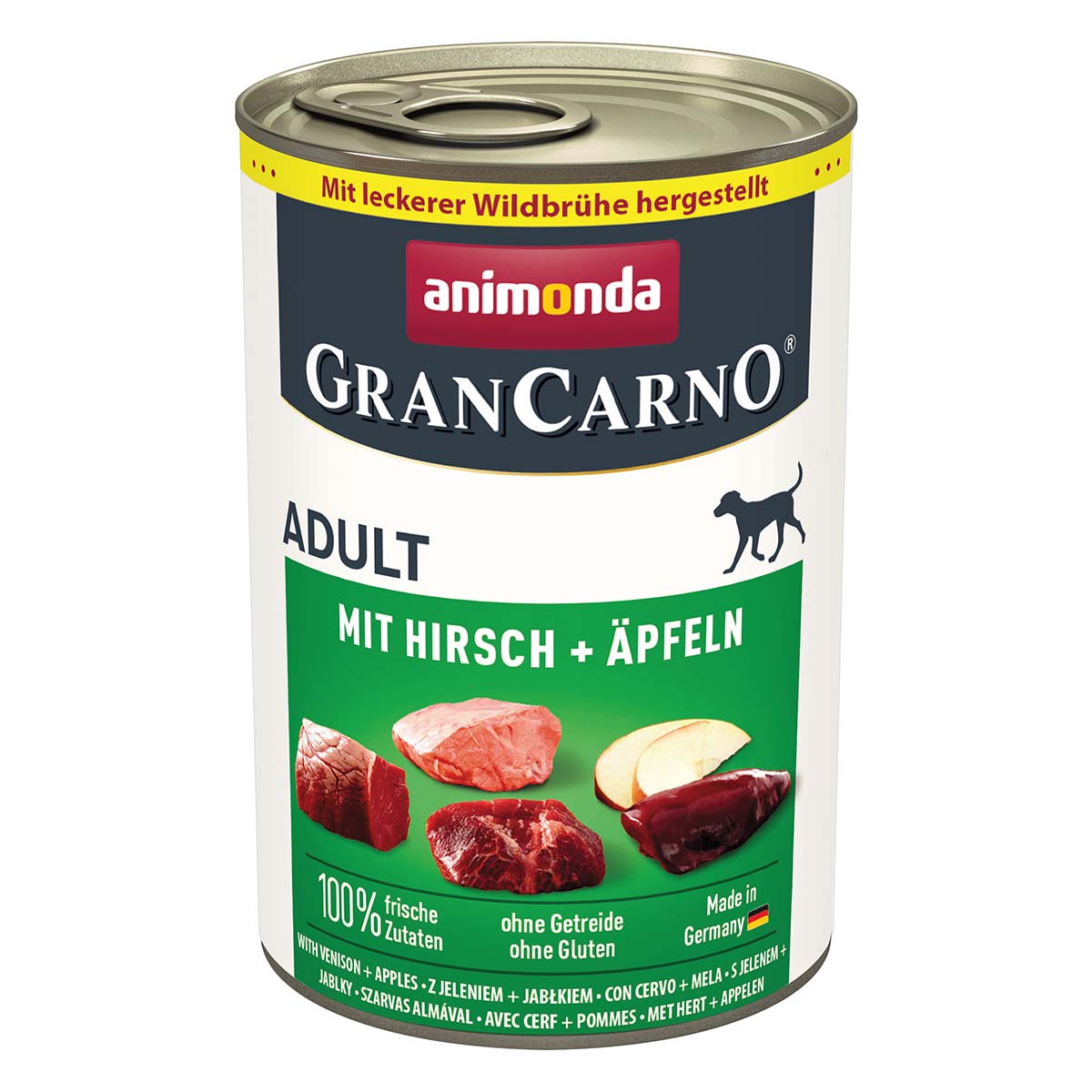 animonda GranCarno Adult mit Hirsch + Äpfeln 6x400g von animonda GranCarno