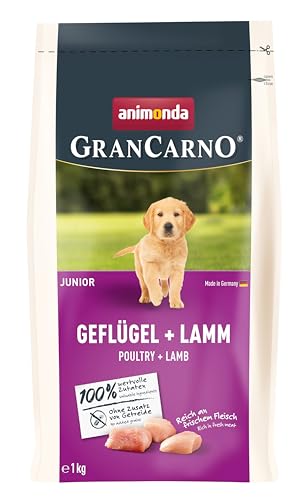 animonda GranCarno Junior Geflügel + Lamm 4 x 1 kg von animonda GranCarno