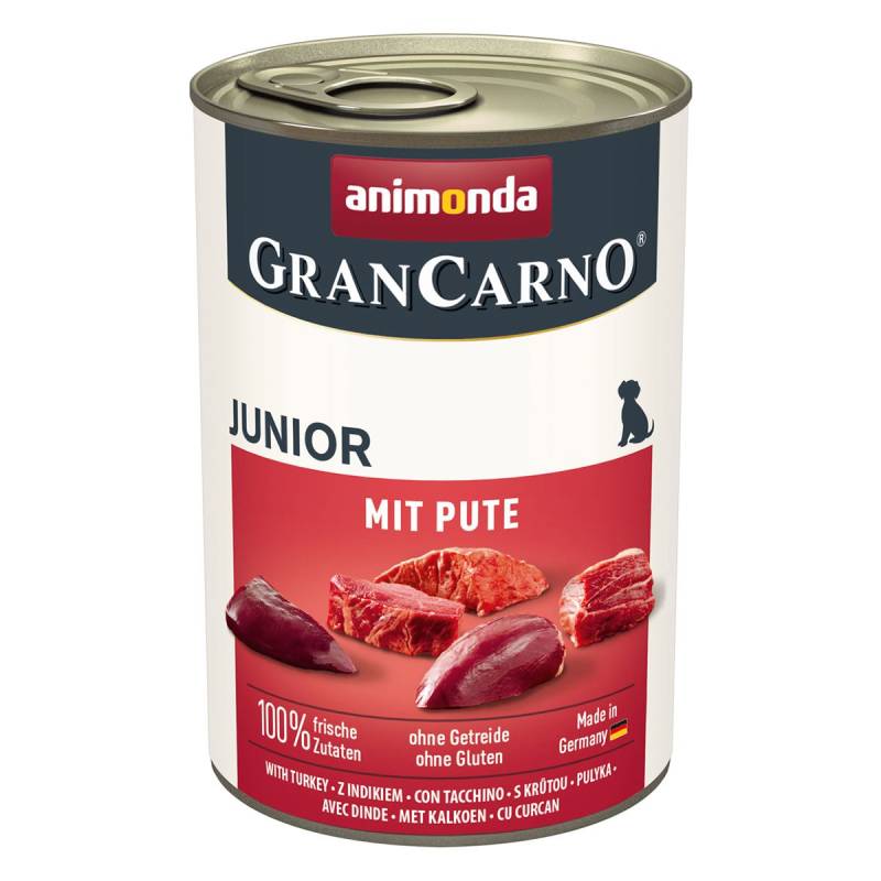 animonda GranCarno Junior mit Pute 6x400g von animonda GranCarno