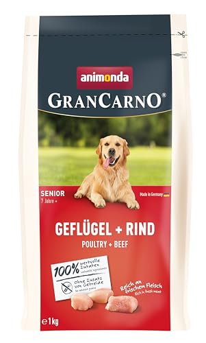 animonda GranCarno Senior Geflügel + Rind 4 x 1 kg von animonda GranCarno