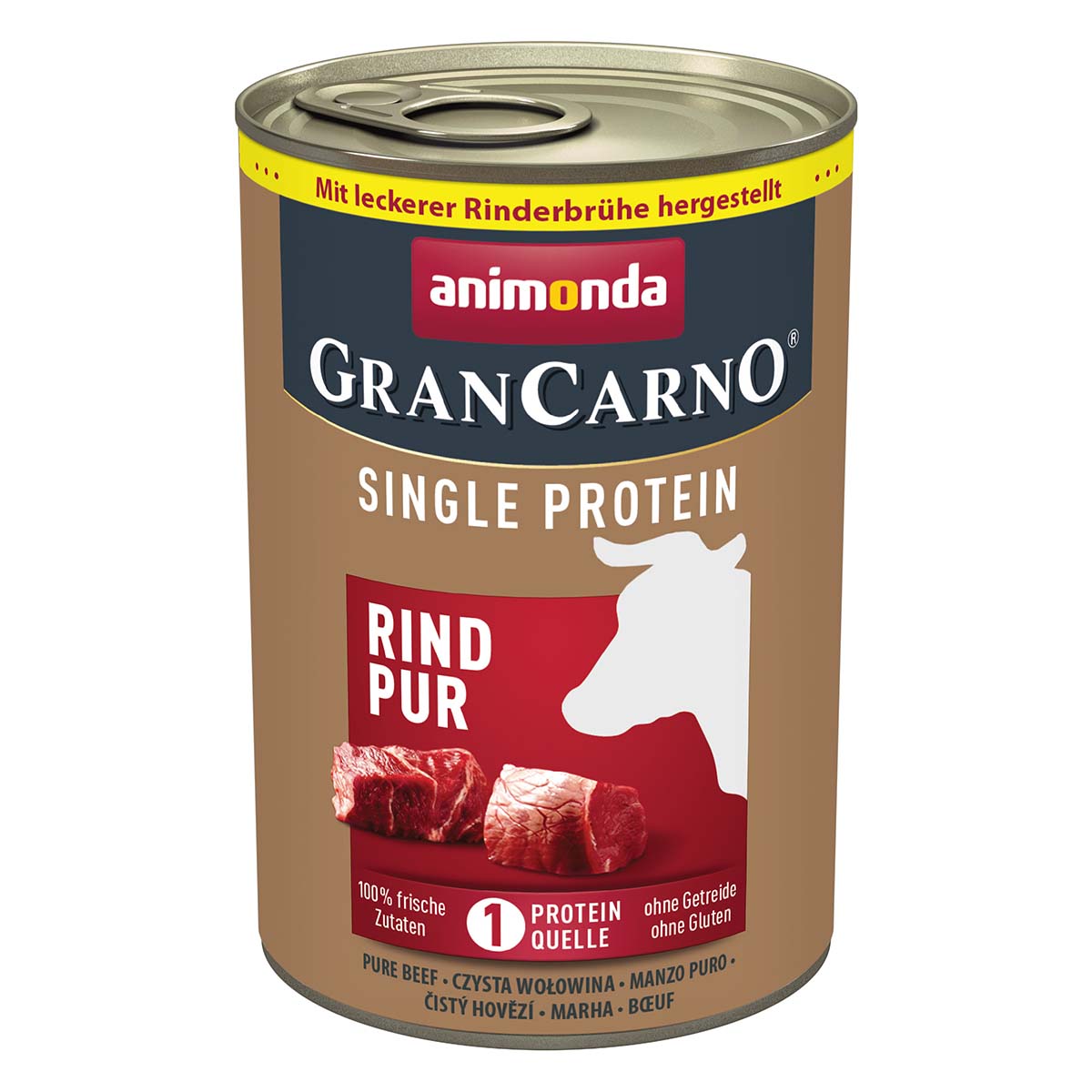 animonda GranCarno single protein Rind pur 24x400g von animonda GranCarno