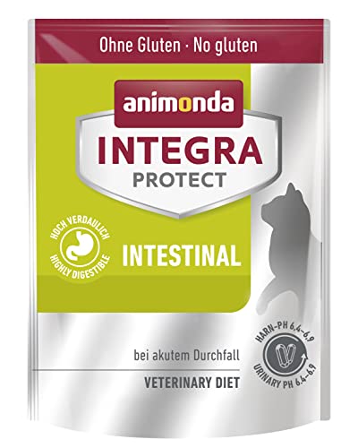 INTEGRA PROTECT Katzenfutter Intestinal (1 x 300g), von Veterinären empfohlen, Hochwertiges Ergänzungstrockenfutter für erwachsene Katzen von animonda von Animonda Integra Protect