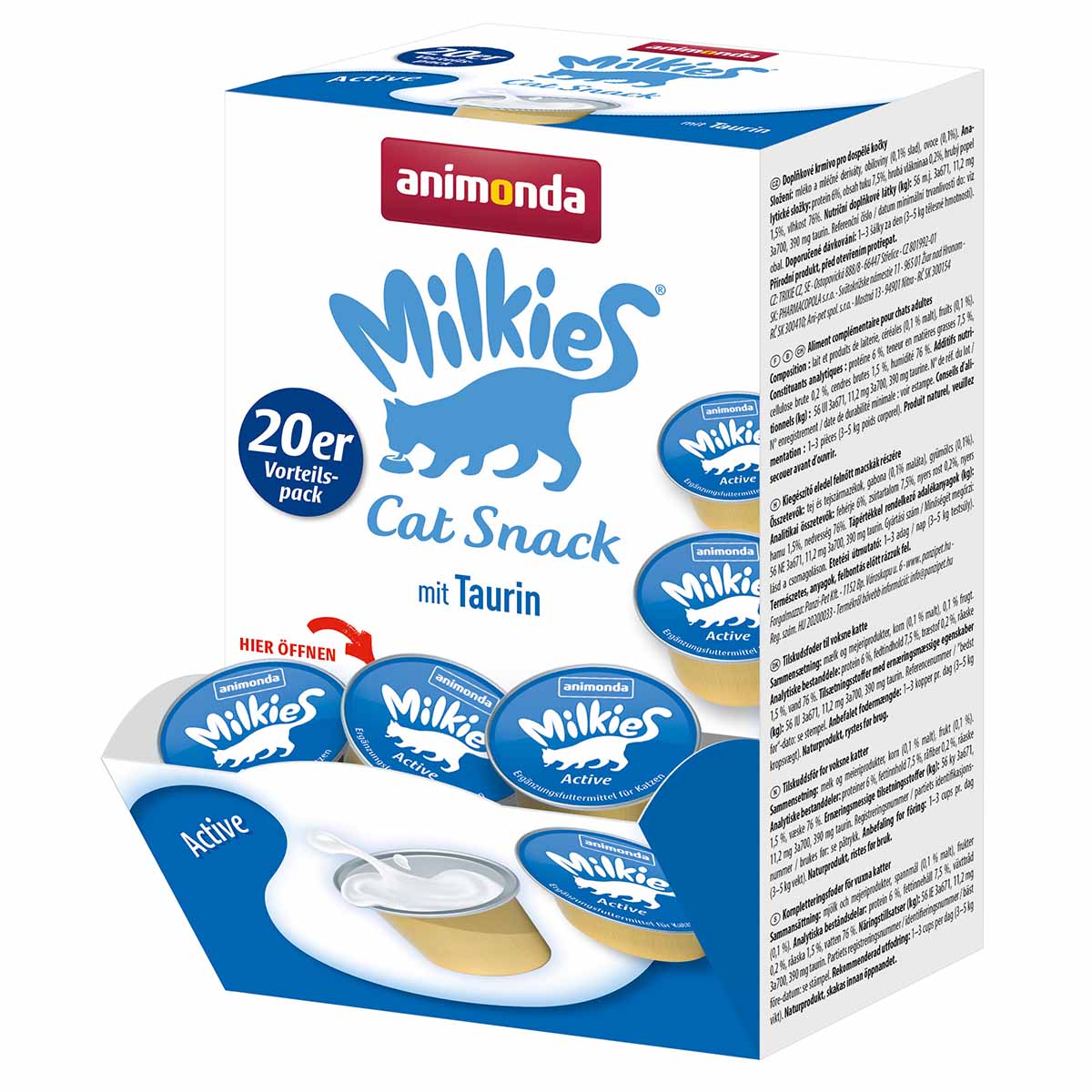 animonda Milkies Snack Active 20x15g von animonda Milkies