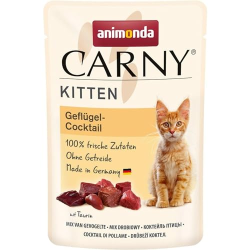 Animonda Carny Kitten Rind & Geflügel 85g (Menge: 12 Je Bestelleinheit) von animonda Vom Feinsten