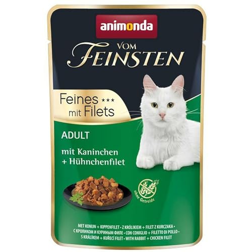 Animonda Cat Portionsbeutel vom Feinsten Adult 18x85g Kaninchen von animonda Vom Feinsten