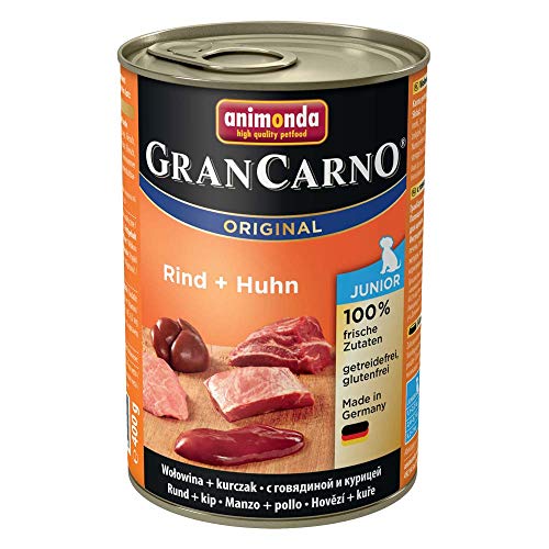 Animonda CranCarno Junior Rind + Huhn 12 x 400 g Dose - Hundefutter von animonda Vom Feinsten