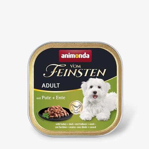 Animonda Dog Vom Feinsten Adult 22x150g mit Pute + Ente von animonda Vom Feinsten