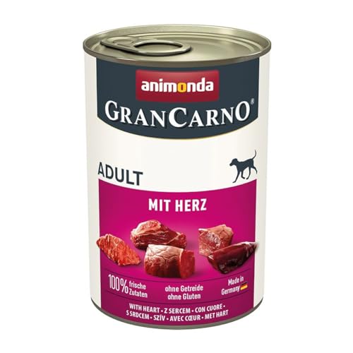 Animonda Grancarno Nassfutter Adult mit Herz Vögel, 400 g von animonda Vom Feinsten