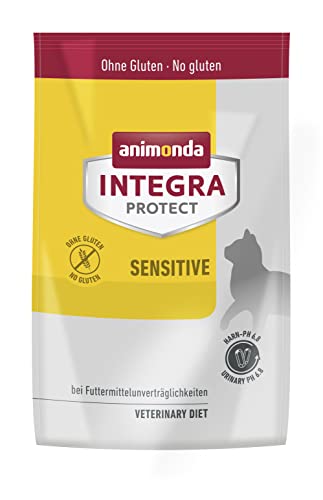 animonda INTEGRA PROTECT Sensitive (1 x 1200 g), Katzen Diätfutter bei Futtermittelallergie, sensitives Katzenfutter für allergische Katzen, Trockenfutter für Katzen ohne Getreide von Animonda Integra Protect