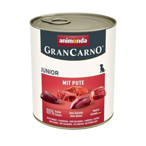 Animonda Nassfutter Grancarno Junior Turkey Truthahn, 800 g von animonda Vom Feinsten