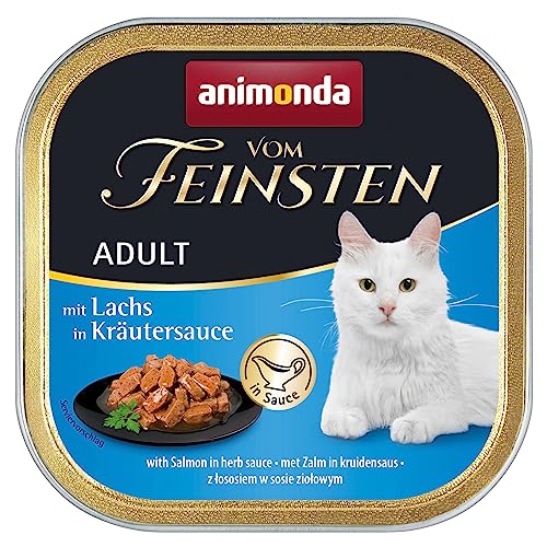 vom Feinsten Katzenfutter nass mit Huhn in Karottensauce (32 x 100g), Katzenfutter nass ohne Getreide und Zucker von animonda, mitfrischen, fleischlichen Zutaten von animonda Vom Feinsten