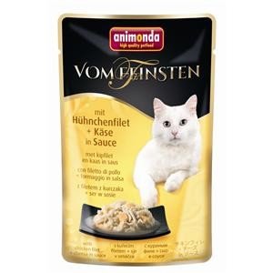 Animonda vom Feinsten mit Hühnchenfilet & Käse 50g - Sie erhalten 18 Packung/en; Packungsinhalt 50 g von animonda Vom Feinsten