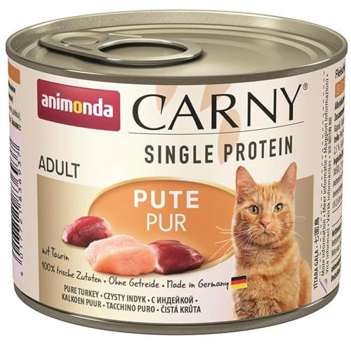 animonda Carny Adult Single Protein Pute pur 200g (Menge: 6 je Bestelleinheit) von animonda Vom Feinsten