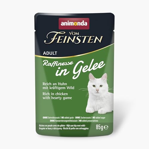 animonda Vom Feinsten Adult Raffinesse in Gelee reich an Huhn mit Wild 24 x 85 g von animonda Vom Feinsten