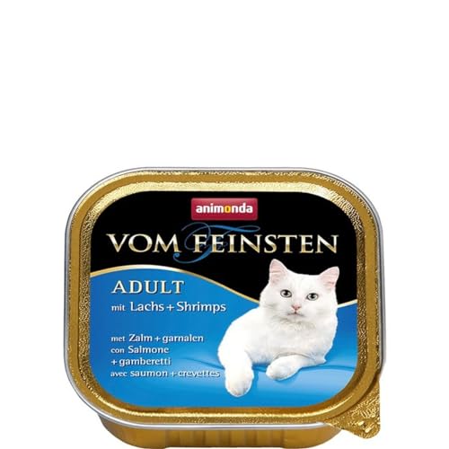 animonda vom Feinsten Adult Lachs & Shrimps - 32 x 100 g von animonda Vom Feinsten