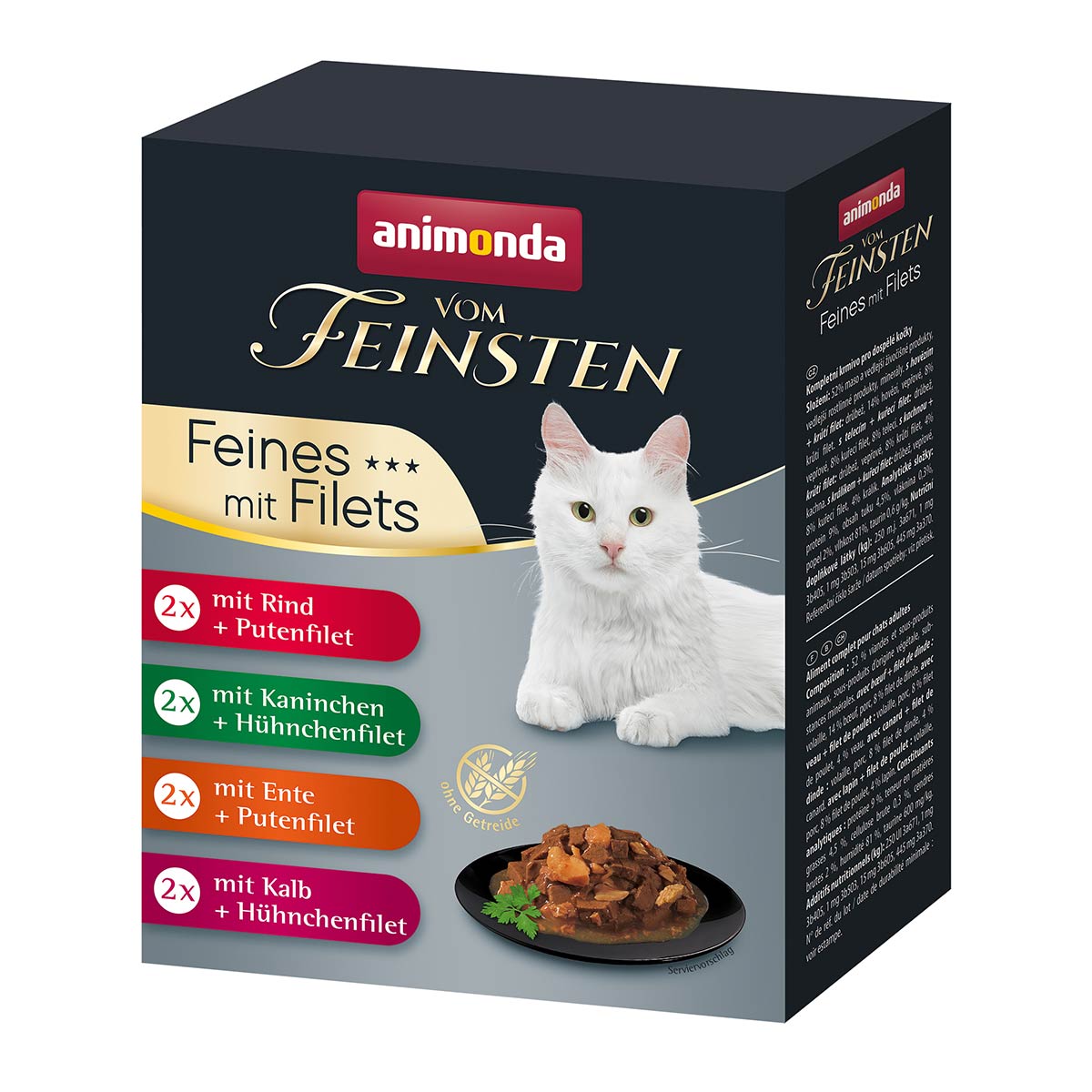 animonda vom Feinsten Adult Feine Vielfalt mit Filets 6x8x85g von animonda vom Feinsten