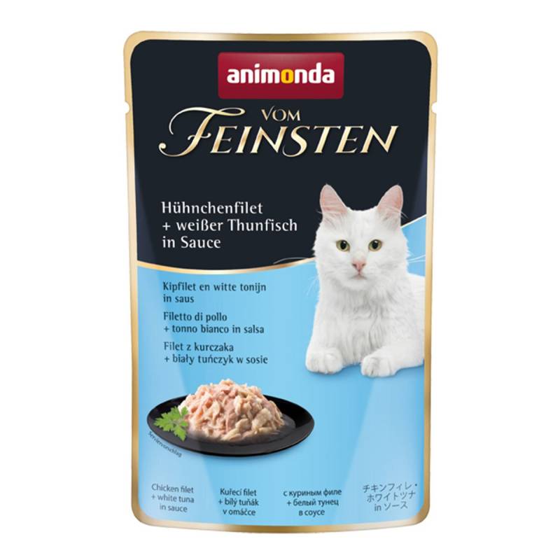 animonda vom Feinsten Hühnchenfilet und Thunfisch in Sauce 18x50g von animonda vom Feinsten