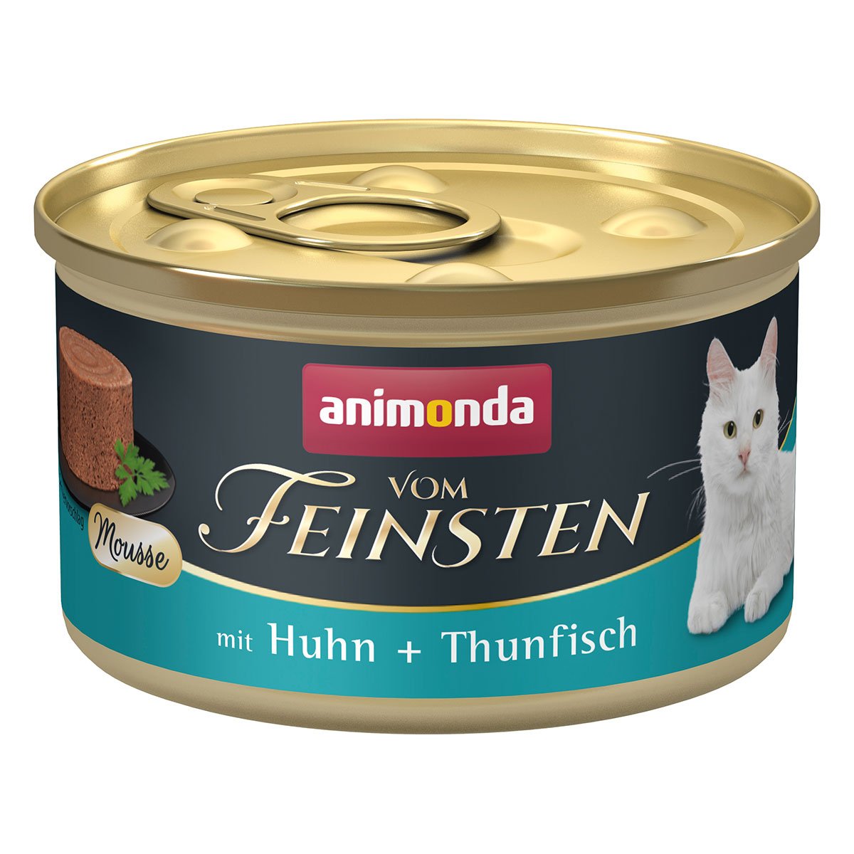 animonda vom Feinsten Mousse mit Huhn + Thunfisch 12x85g von animonda vom Feinsten