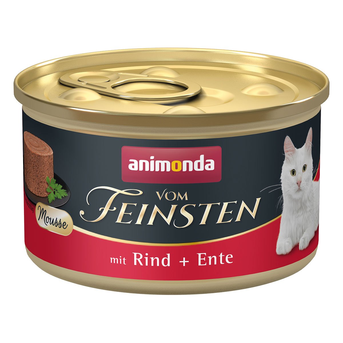 animonda vom Feinsten Mousse mit Rind + Ente 24x85g von animonda vom Feinsten