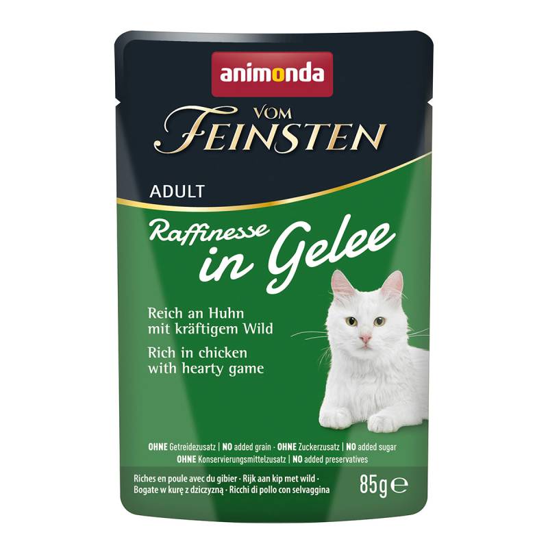 animonda vom Feinsten Raffinesse Gelee Huhn und Wild 24x85g von animonda vom Feinsten