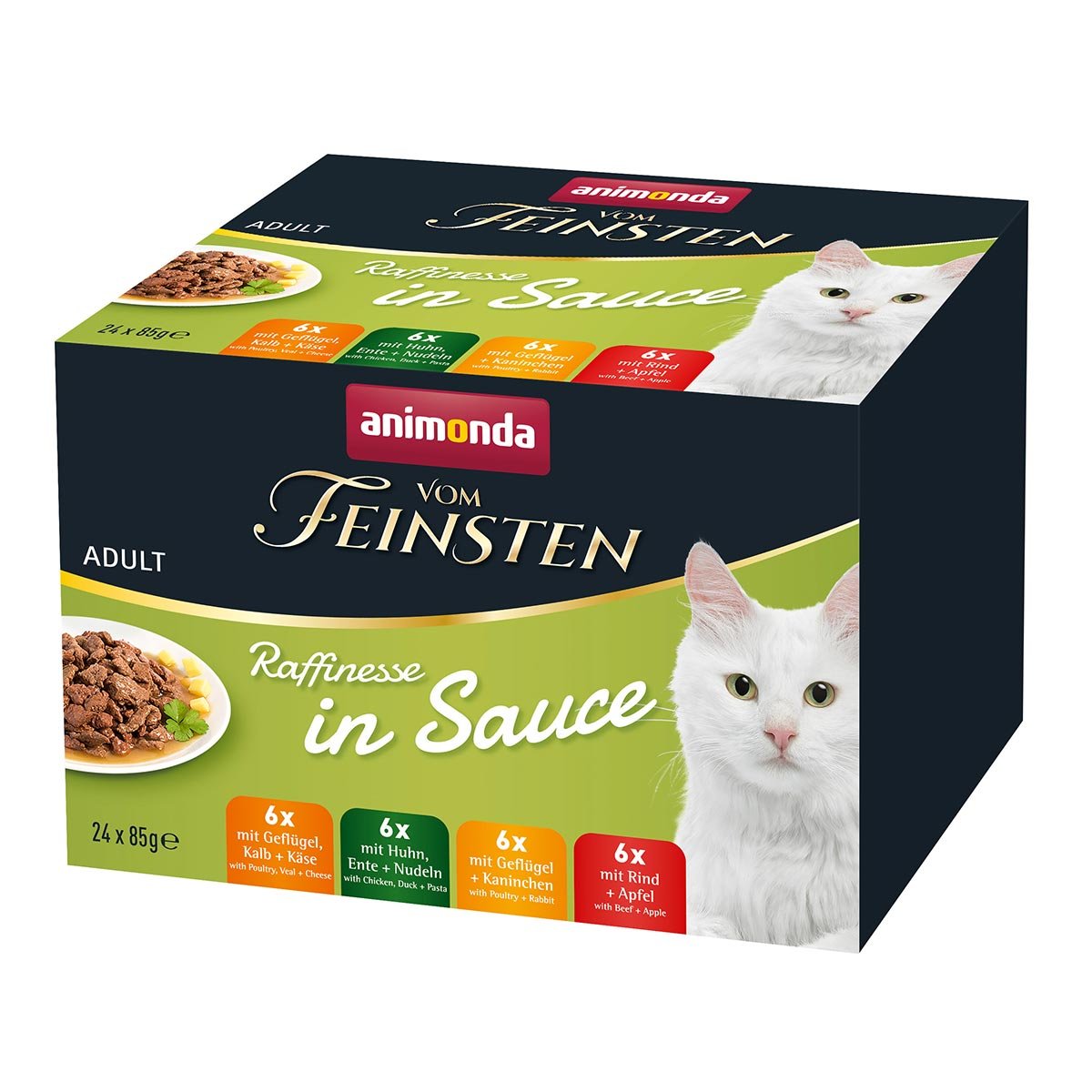 animonda vom Feinsten Raffinesse in Sauce Adult 24x85g von animonda vom Feinsten