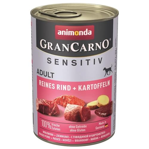 animonda GranCarno Sensitive Rind+Kartoffeln | 6X 400g Hundefutter von animonda Vom Feinsten