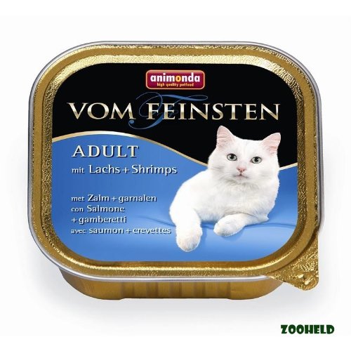 Animonda Cat v. Fein. Adult mit Lachs & Shrimps 100g von animonda Vom Feinsten