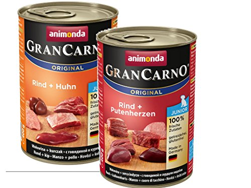 animonda Hund GranCarno Junior Mix 12 x 400g Pack von animonda Vom Feinsten