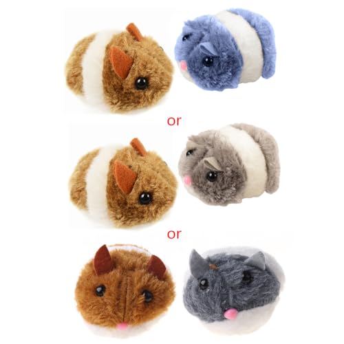 antianzhizhuang Pull String Mouse Vibrating Movable Interactive Toy Plush Kitten Pets von antianzhizhuang