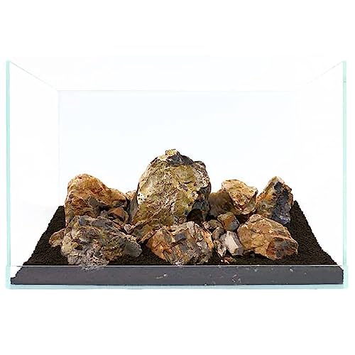 Aquadeco Holz fossilise Colore Felsen von Dekoration für Aquarien, 1 Stück von aquadeco