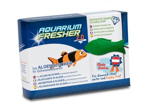 AquariumFresher für Aquarien bis 200L im Fisch-Design | gegen Algen | Algenfrei | klärende Wirkung von aquariumfresher.com