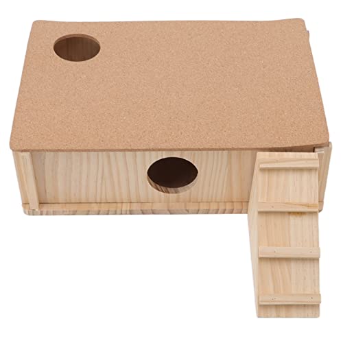 Hamster Plattform Haus Multi -Räume Holz SM Pet Hideout Hütte mit Leiter für Goldene Bären Meerschweinchen Hamster Plattform Housewooden Hamster Plattform Haushamster Plattform mit von aqxreight