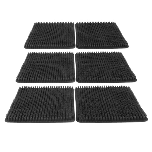 Hühnernest-Pads, Wasserdicht, Atmungsaktiv, Hühnerstallmatten für Hühner, 6 Stück (Black) von aqxreight