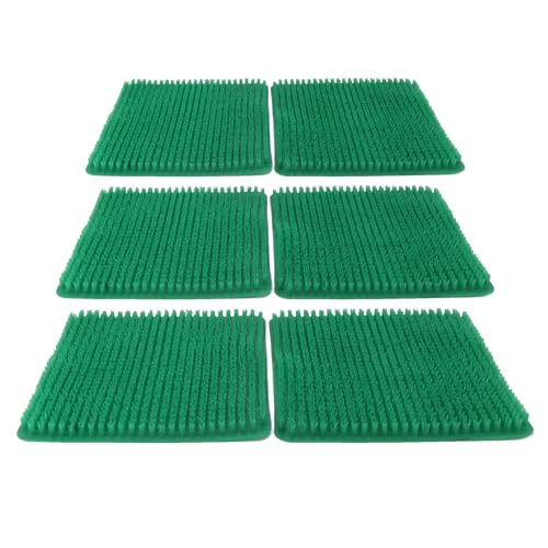 Hühnernest-Pads, Wasserdicht, Atmungsaktiv, Hühnerstallmatten für Hühner, 6 Stück (Green) von aqxreight