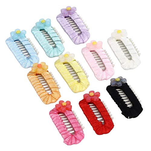 aqxreight 10pcs Haustier Haarnadel Bunte Schöne Haustier -Pflege -Headdr für Haustiere Katzen und Hunde Haustier Haarnadel H Clippet H Barrettesdog Haarnadel Ornamentpet -Pflege von aqxreight