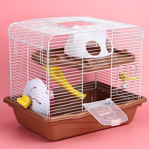 35 X 26,5 X 32 cm, Doppelschichtiges, Luxuriöses, Leises Laufrad für Hamster-Haustierbedarf. Unser Hamster Lässt Sich Leicht herausziehen. Hamsterkäfig Hamster von aqxreight