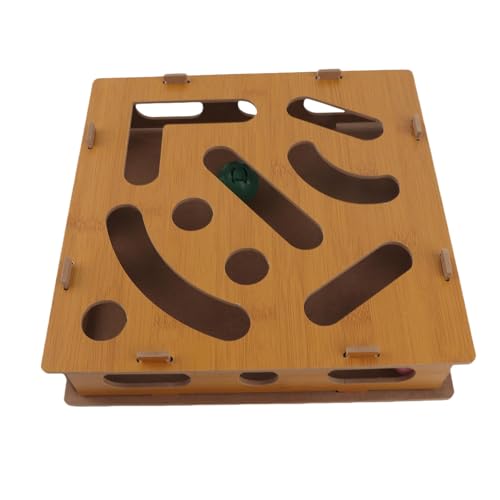 aqxreight CAT Interactive Puzzle Toy Box für Katzen, die Labyrinthspielzeug mit Glockenbällchen Bewirken, die Bewegung und Bindung Fördern aqxreight CAT Interactive Puzzle Toy Box für Katzen, die Labyrinthspielzeug mit Glockenbällchen Bewirken, die Bewegung und Bindung Fördern von aqxreight