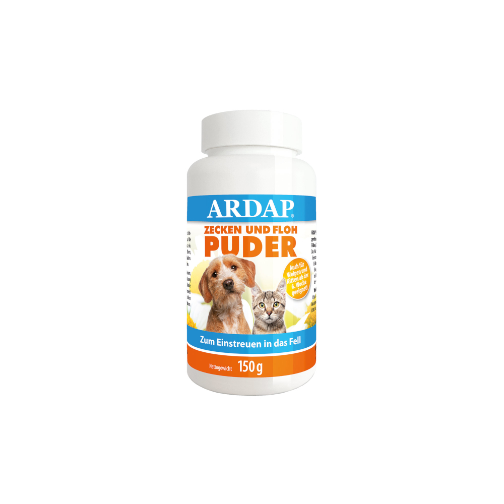 ARDAP Zecken- und Flohpuder - 150 g von ardap