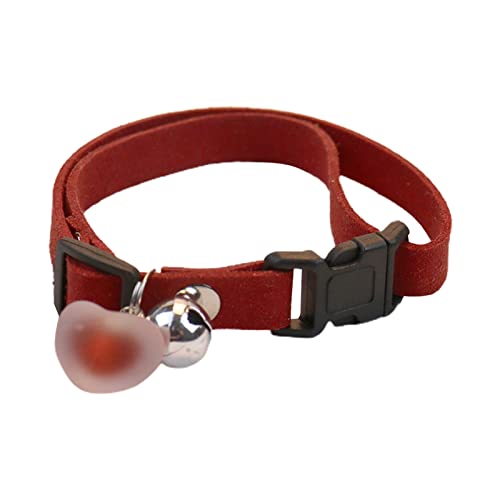 areclern Pet Neck Collar Walking Dog Pet Tracking Cat Halsband Einheitsgröße Haustierzubehör Rot von areclern