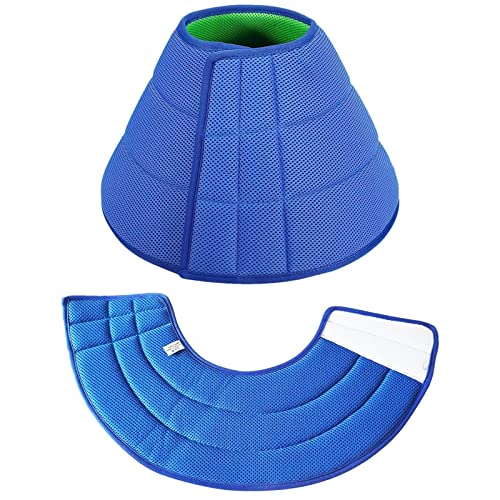 astound Pet Elizabeth Kreis - Super weicher, atmungsaktiver Pet Cone - 3D Dog Cone Anti-Biss, Lick Wundheilung Sicherheit Praktisches schützendes E-Halsband von astound